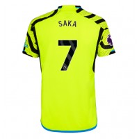 Camiseta Arsenal Bukayo Saka #7 Visitante Equipación 2023-24 manga corta